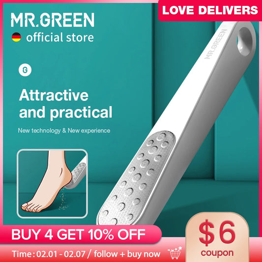 MR.GREEN Double Sided Foot File Callus Remover Pedicure Tool