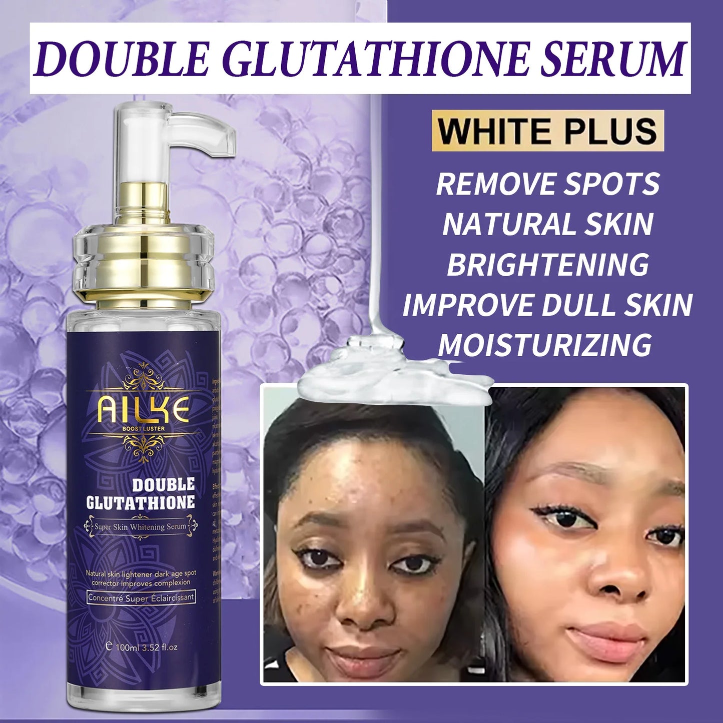 AILKE Glutathione 5 In 1 Skin Care Kit For Brightening