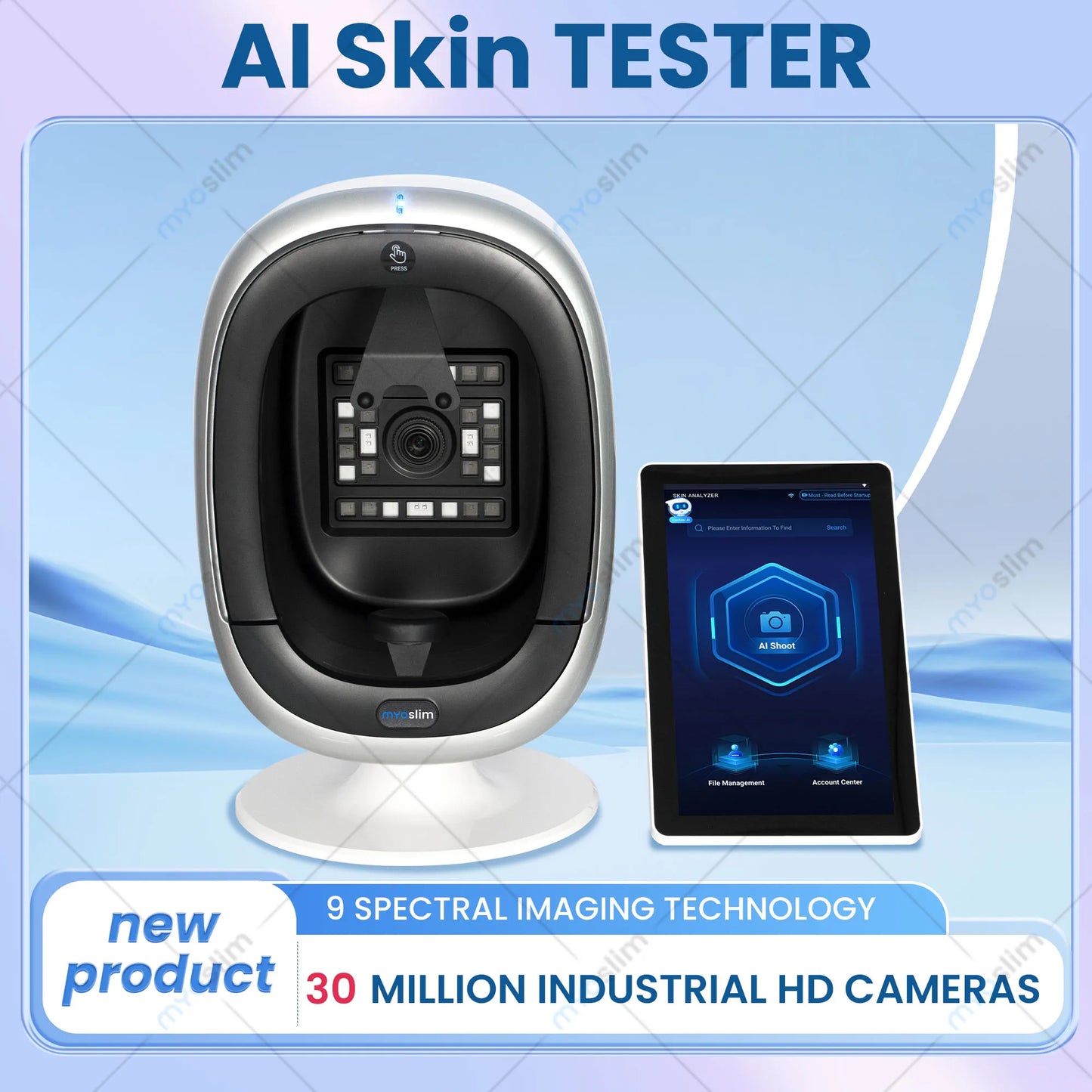 Myoslim AISIA O1 3D AI Facial Skin Analyzer Professional Diagnostics