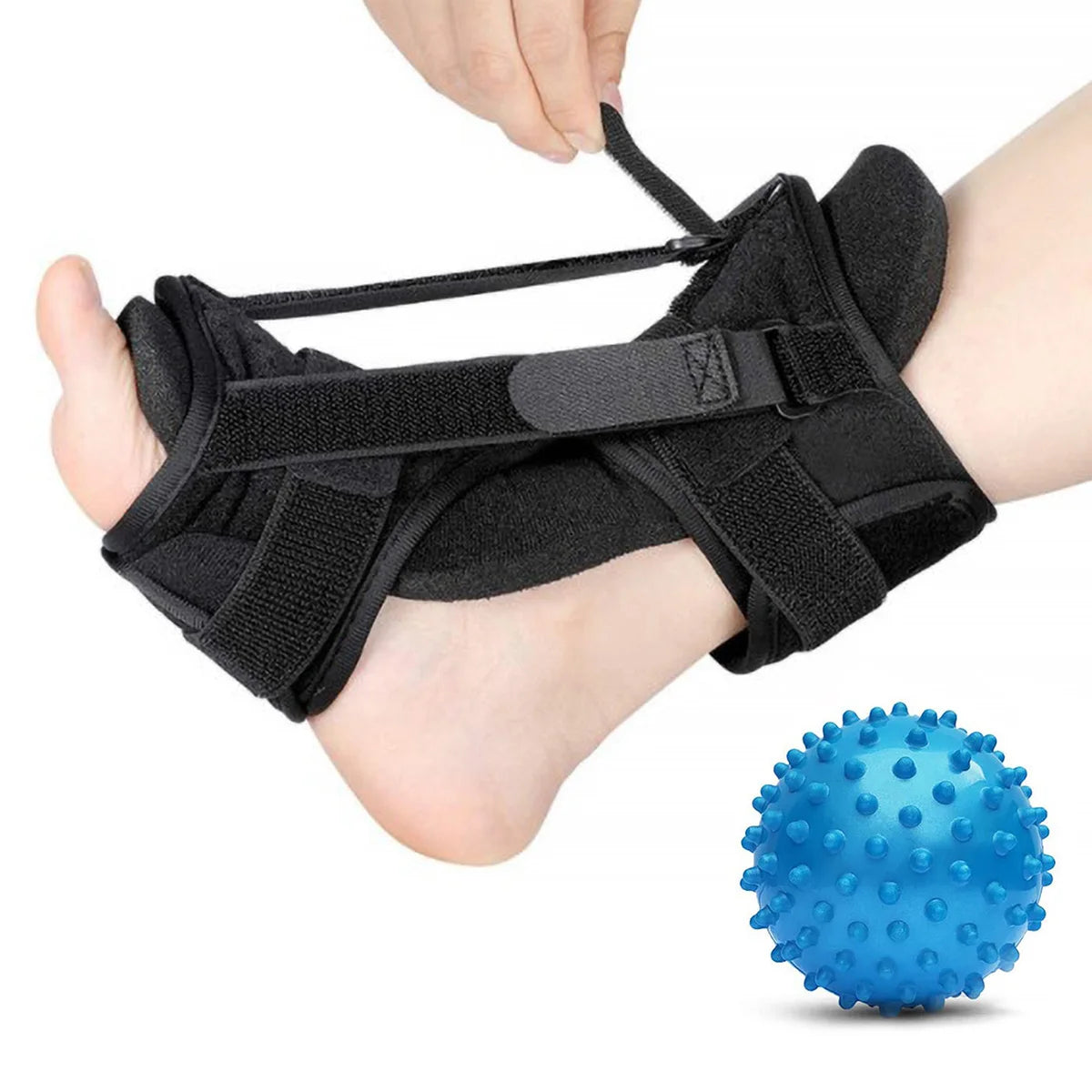 Plantar Fasciitis Night Splint Adjustable Breathable Foot Drop Brace Orthotic